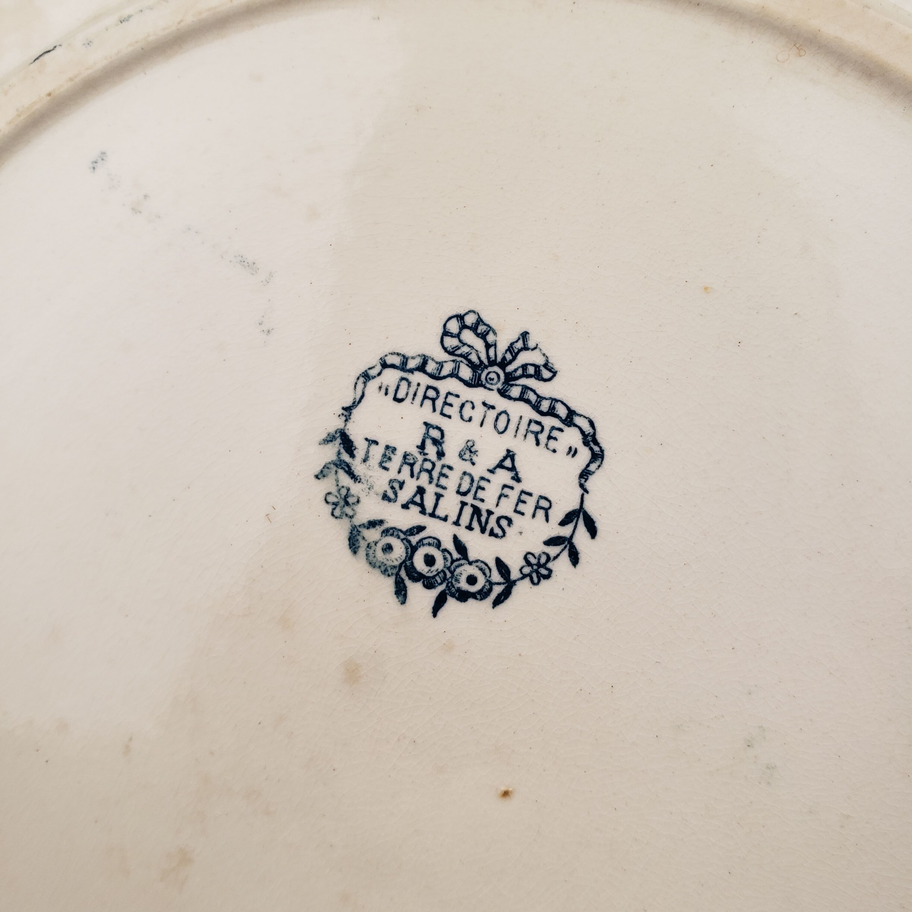 Duo de plat - R&A Terre de Fer Salins - Directoire model