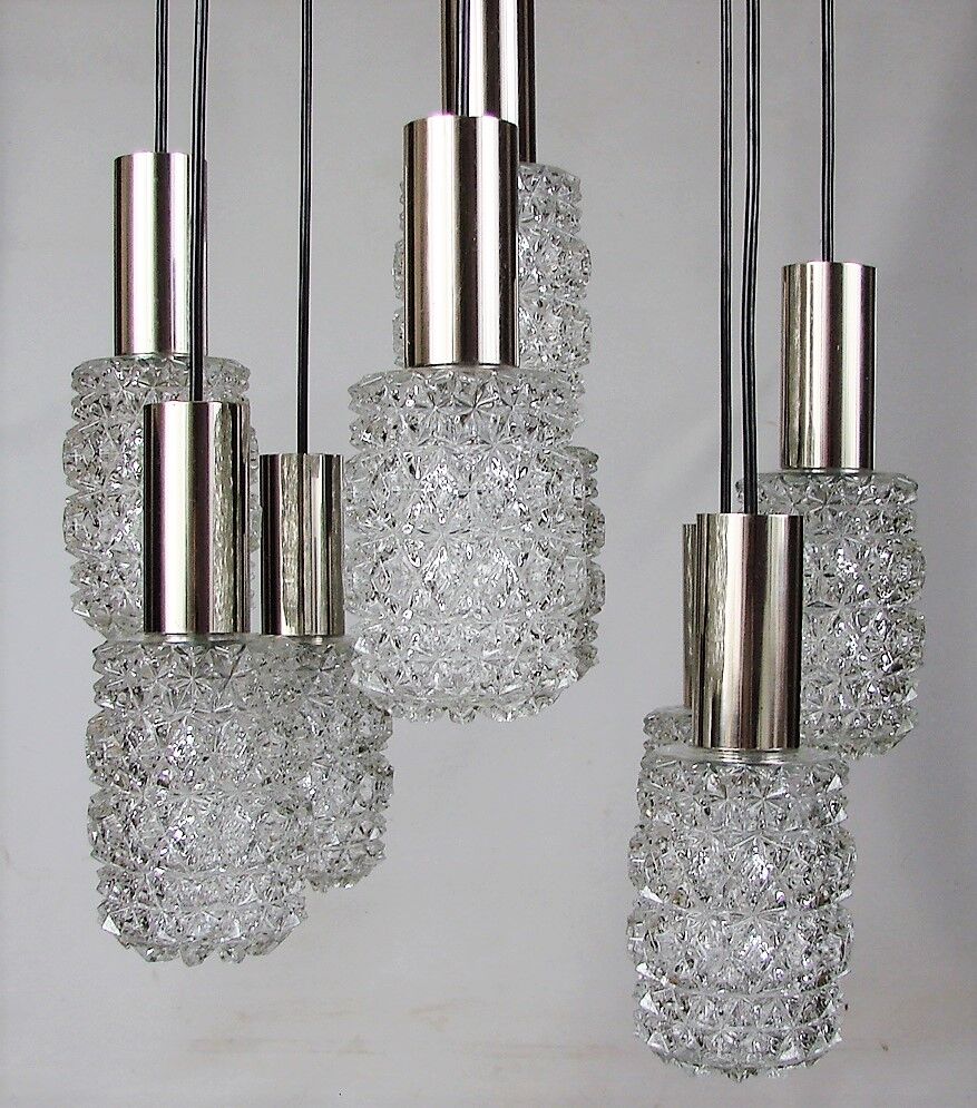 Bauhamp Leuchten Neheum Type 421 Cascade Chandelier