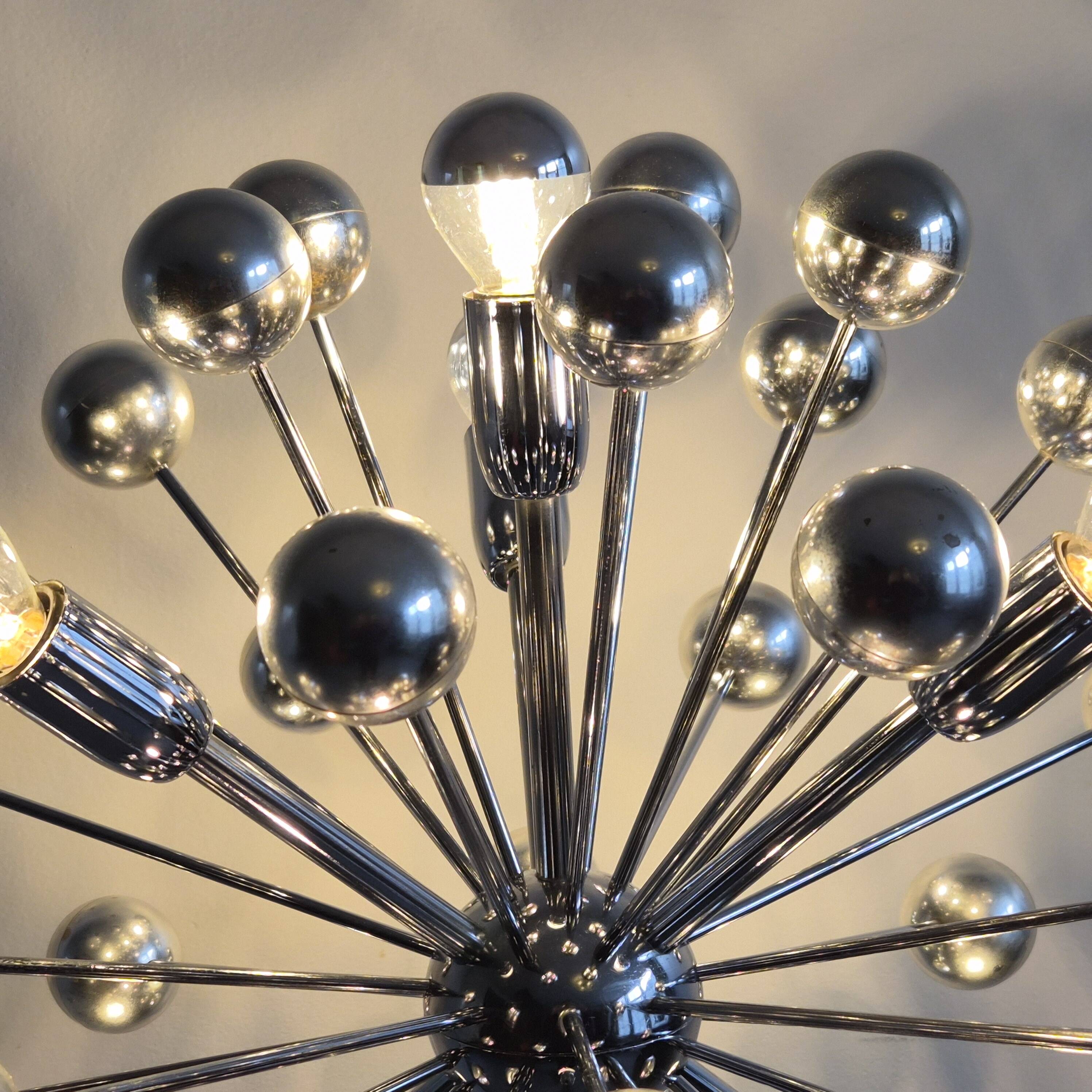 Vintage 1970s Sputnik floor lamp