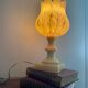 Large alabaster tulip lamp