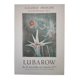 Affiche exposition 1977, Lubarow