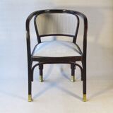 Armchair n°715 by Gustave Siegel for Kohn, 1905. Backhausen