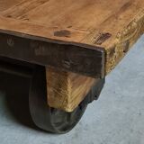 Industrial coffee table