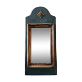 Miroir en bois et noir