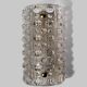Carl Fagerlund Bubble Crystal Glass And Brass Sconce, For Orrefors