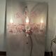 Large Single Pink Venetian Glass Sconce