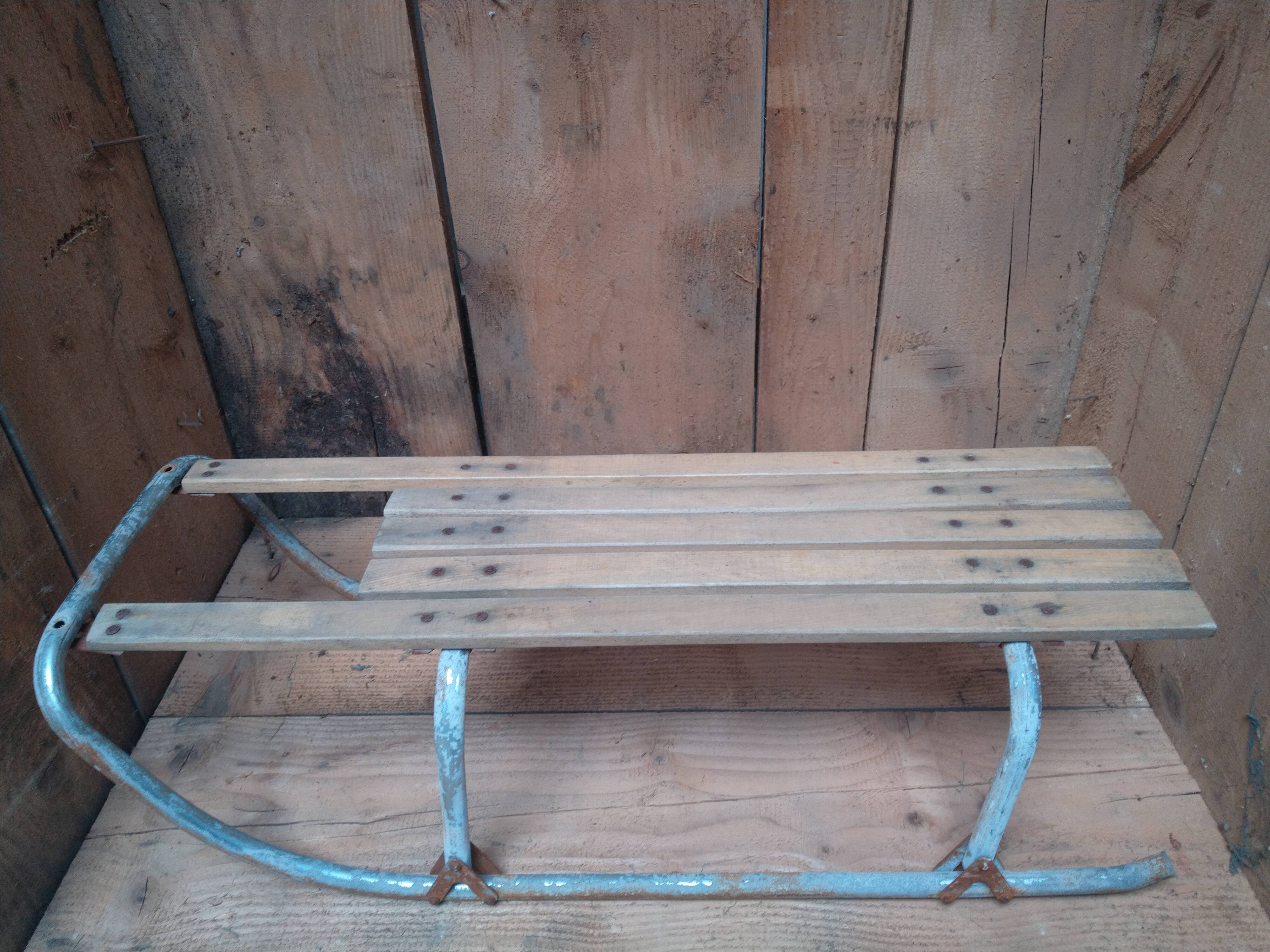 Traîneau pliable vintage - 4 disponibles