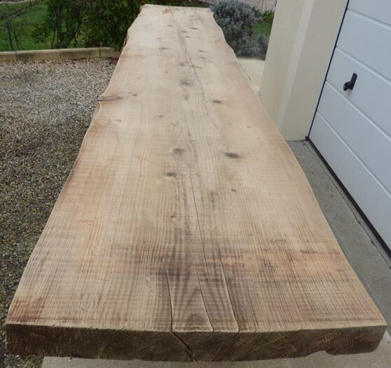 Table 320 cm en bois massif cèdre