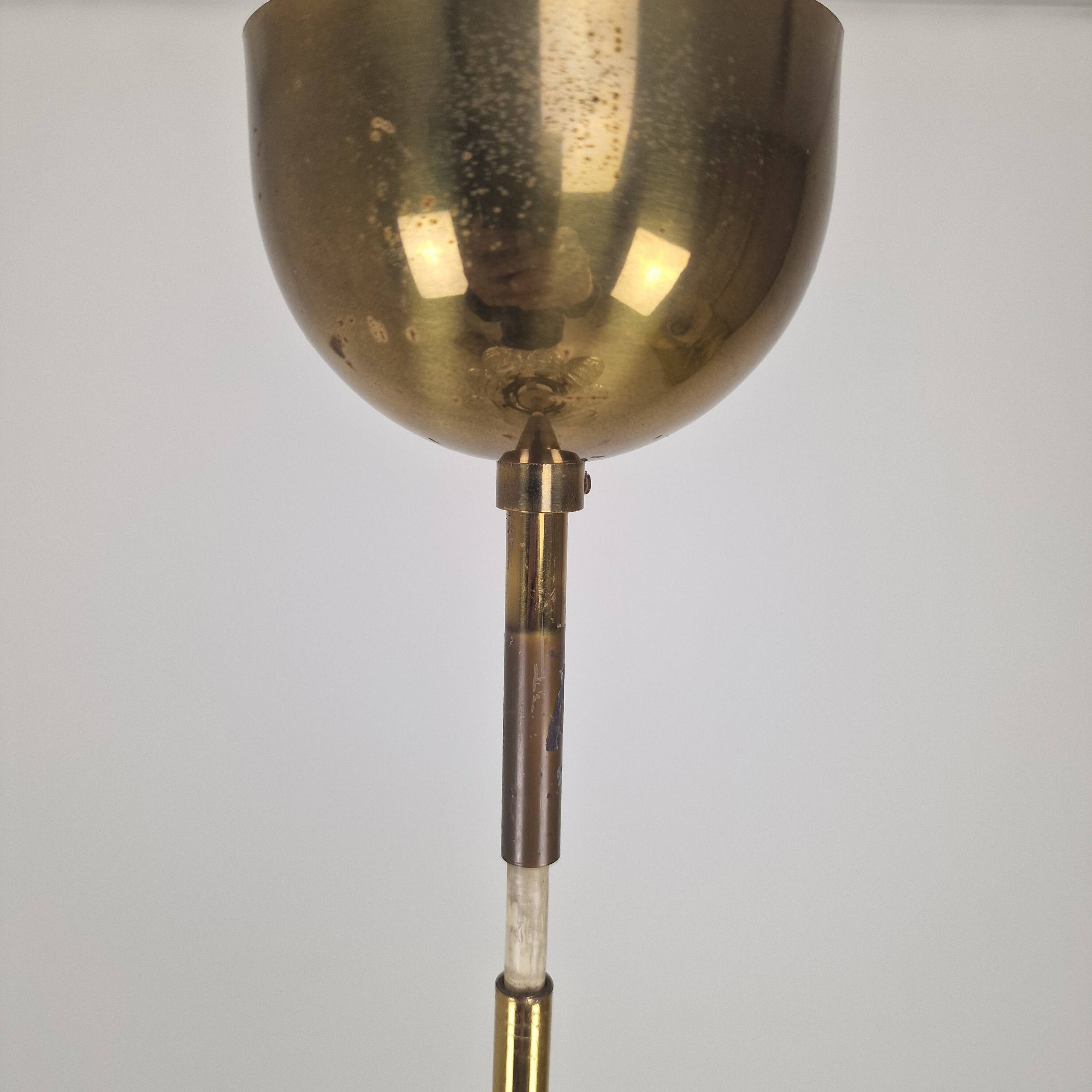Mid-Century Modern 'Snowball' Chandelier by Doria Leuchten, Germany, 1970s