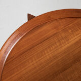 Midcentury danish trolley with 2 serving trays in teak 1960s