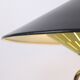 Table lamp brass and metal Germany 1950s