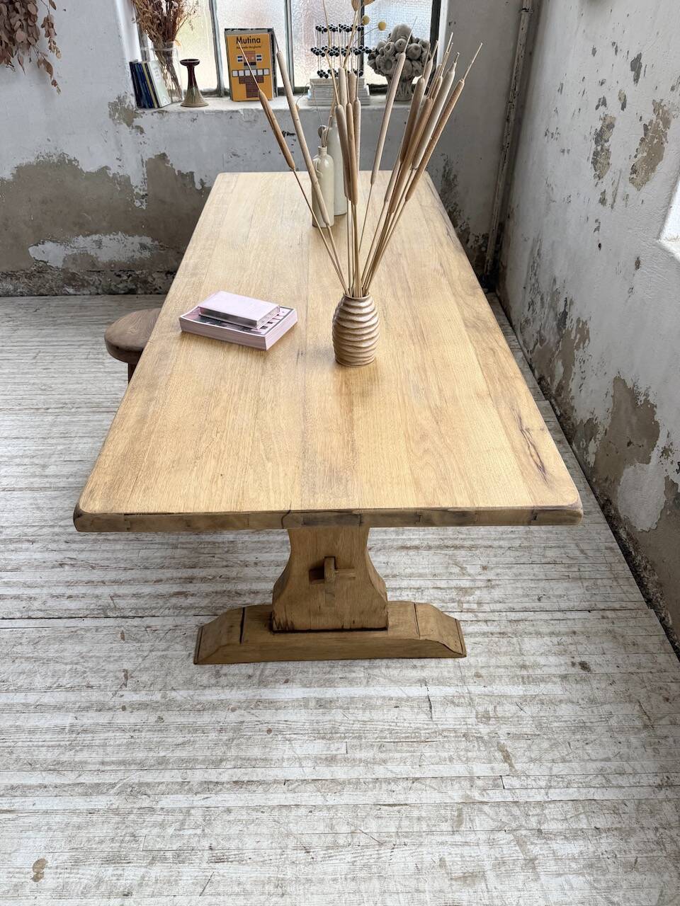 Beech monastery table 2m