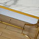Table low marble brass 60's neoclassical style