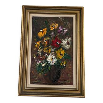 Nature morte le bouquet des fleurs