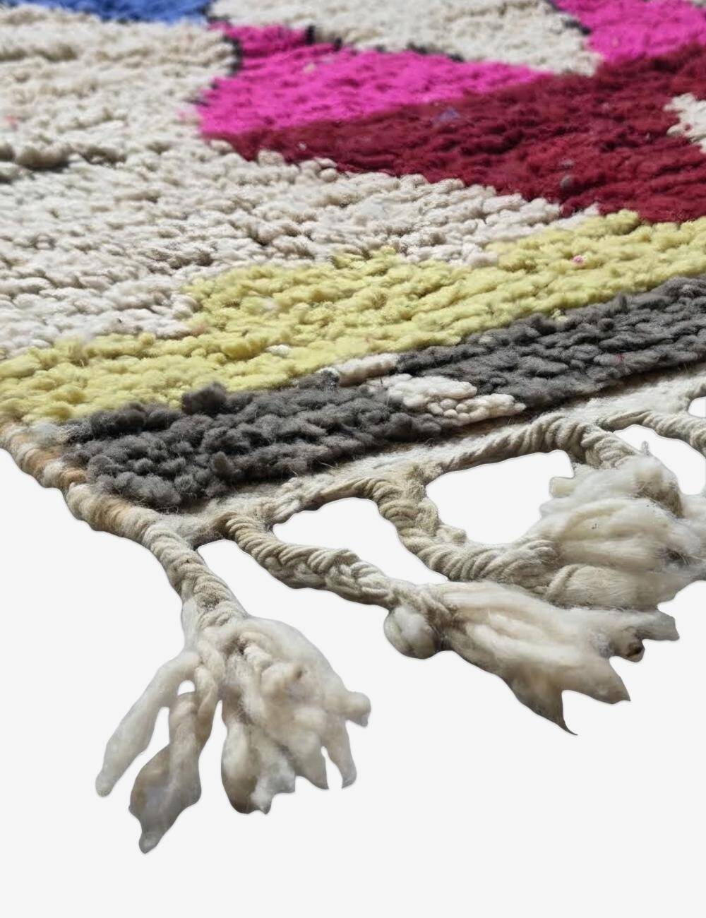 Handmade Colourful Berber Rug - 274 x 210 cm