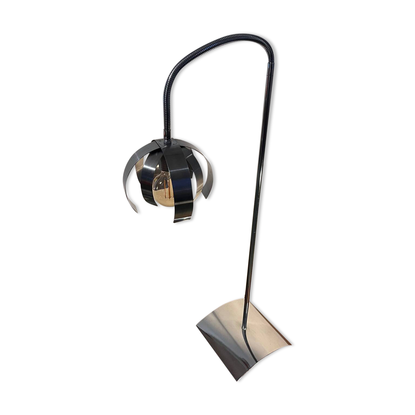 Liseuse inclinable lampadaire année 80 Space age