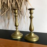 Brass candlesticks