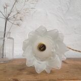Lampe baladeuse rose en verre