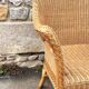 Wicker and rattan armchair – the splendour of vintage, 60s - 80s