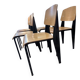 Set of 5 chairs model "Standard" by Jean Prouvé and produced by Vitra, from 2016, NO CHINA.