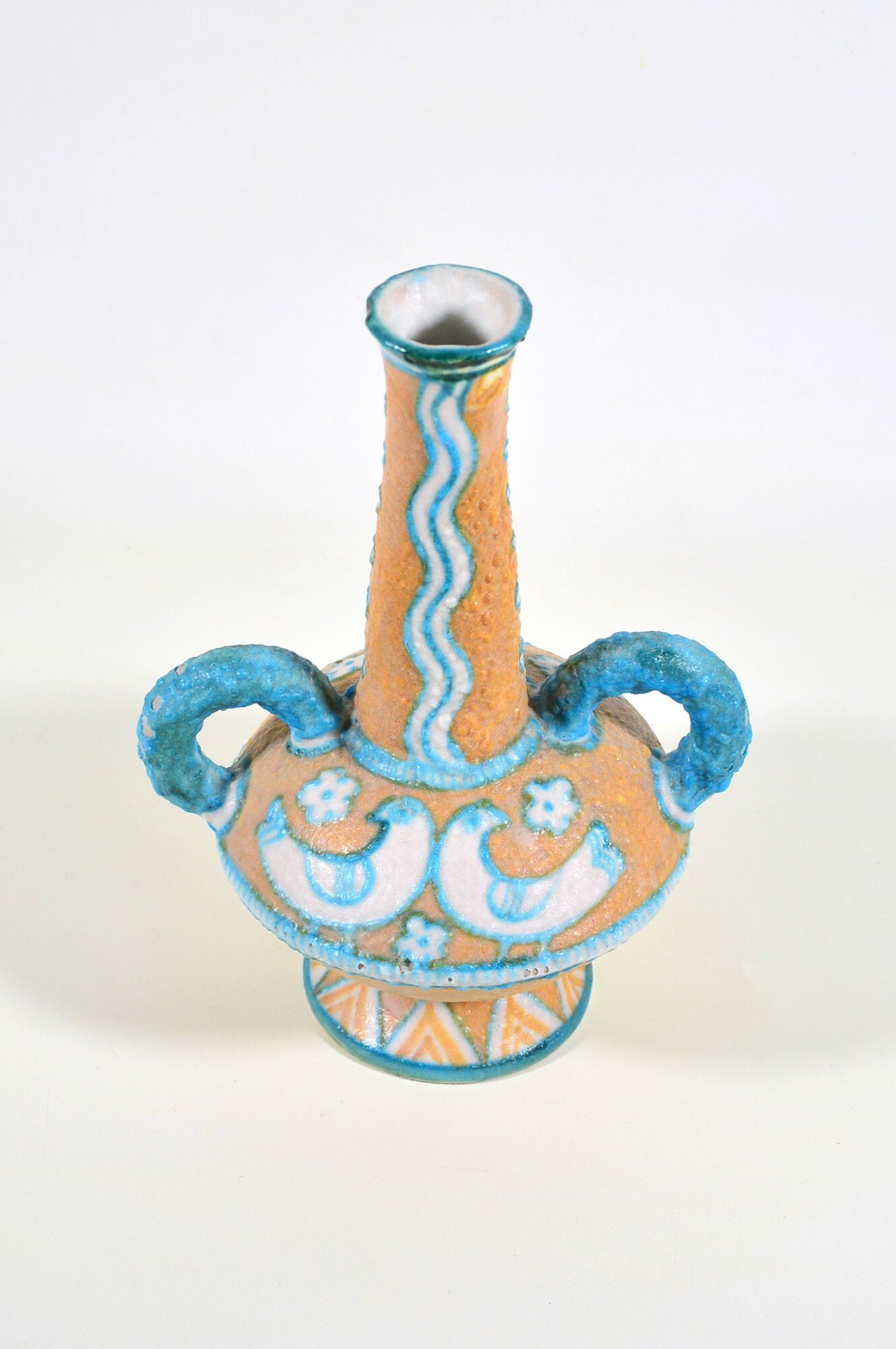 Italian Mid-Century Ceramic Vase from C.A.S. Ceramiche Artistiche Solimene Vietri