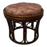Bamboo footrest with cushion