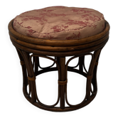 Bamboo footrest with cushion