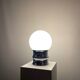 Lampe de table blanche et chrome de l'ère spatiale par Aka Electric, Allemagne 1977
