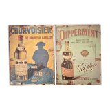 Plaques en tôle Courvoisier Get Pippermint