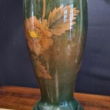 Green flowered lamp
