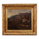 Flemish painting from the 17th century, hunting scene