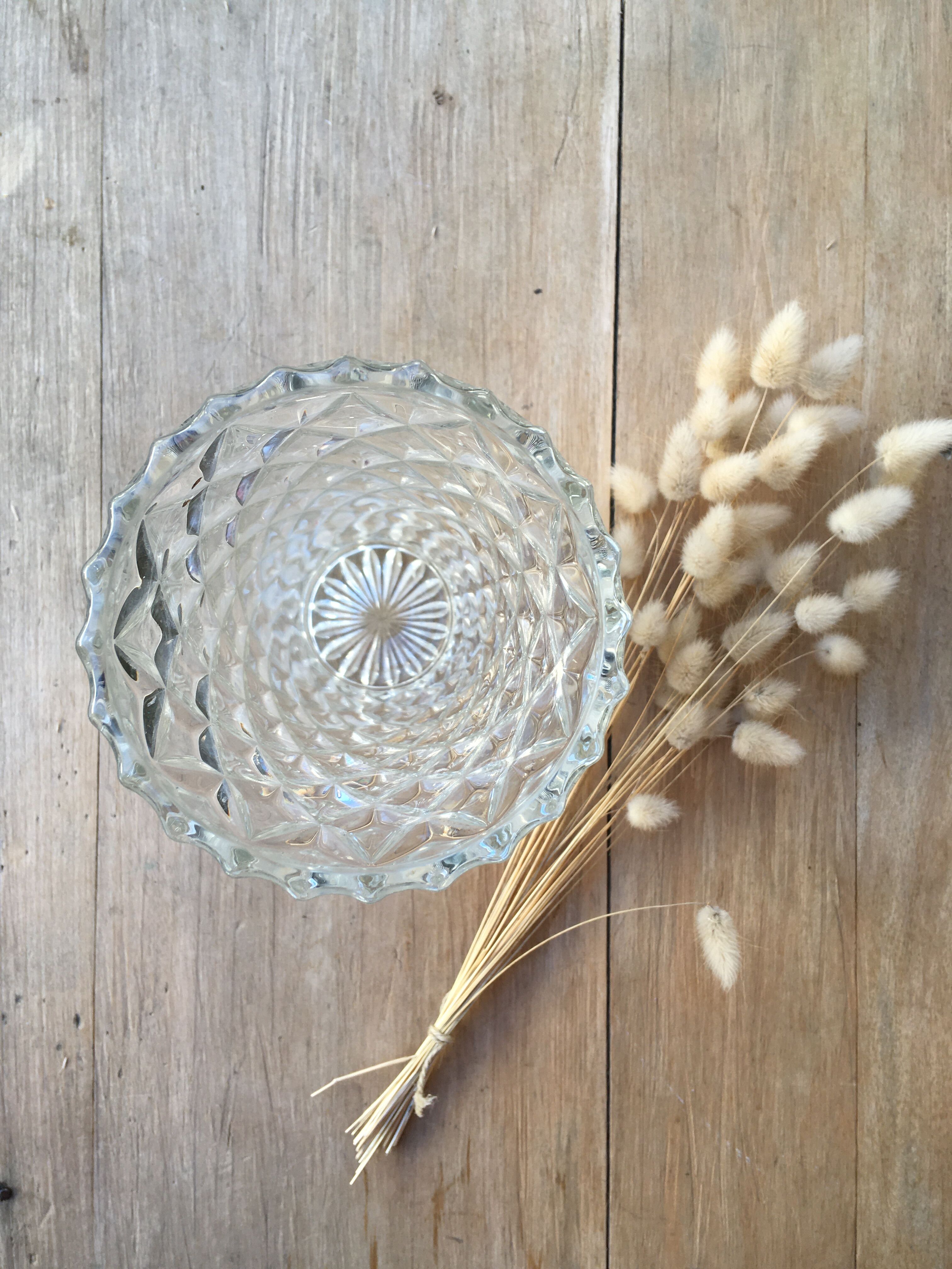 Vase vintage "diamant"