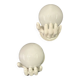 Pair of Pop Art "Globes on hands" ceramic wall lights - 1980.