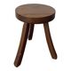 Tabouret bois brutaliste