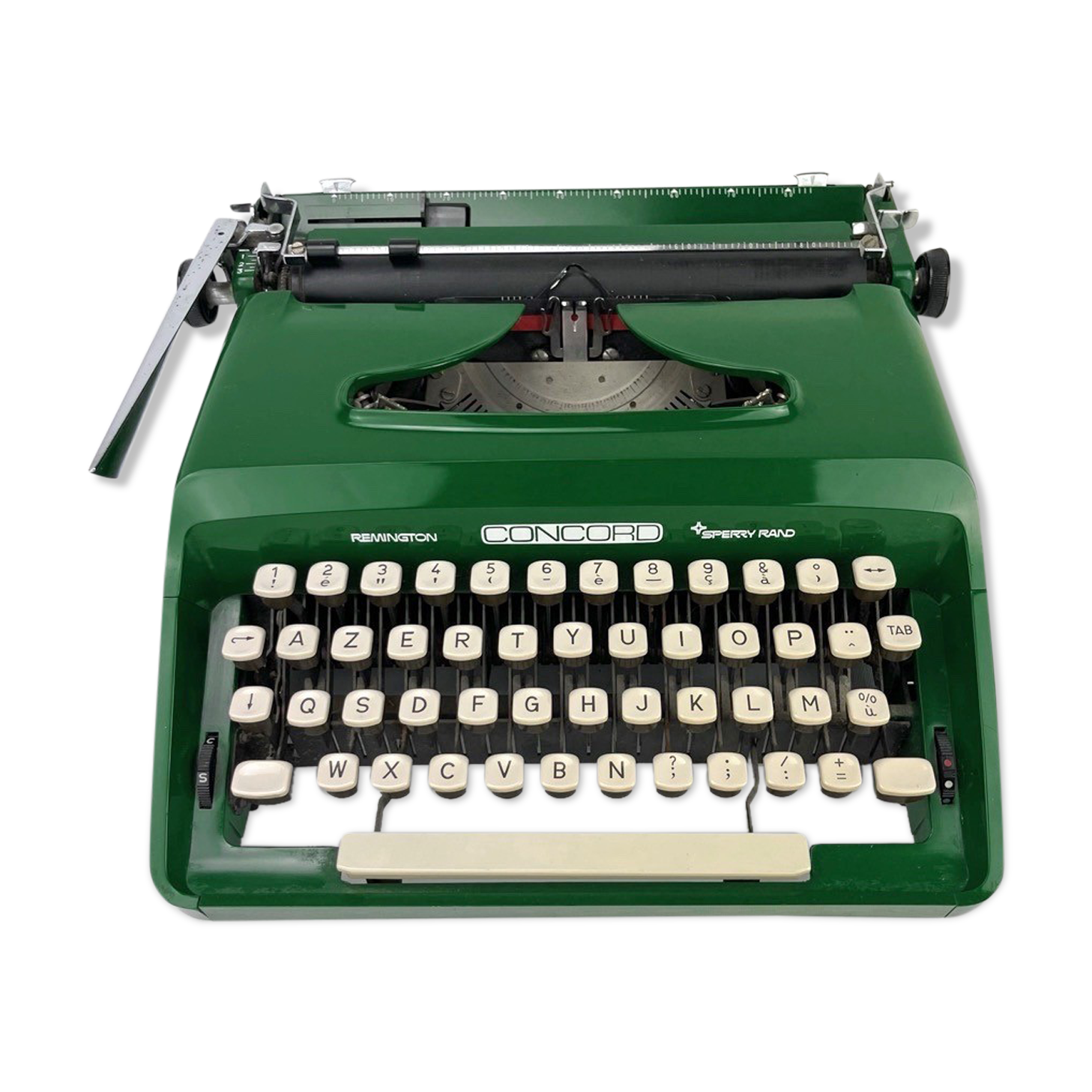 Remington Concord English Green Typewriter