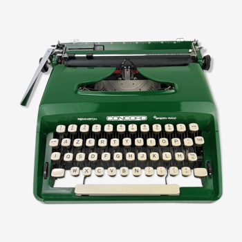 Remington Concord English Green Typewriter