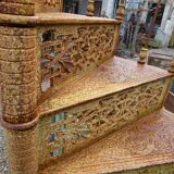 XXeme iron-cast spiral staircase