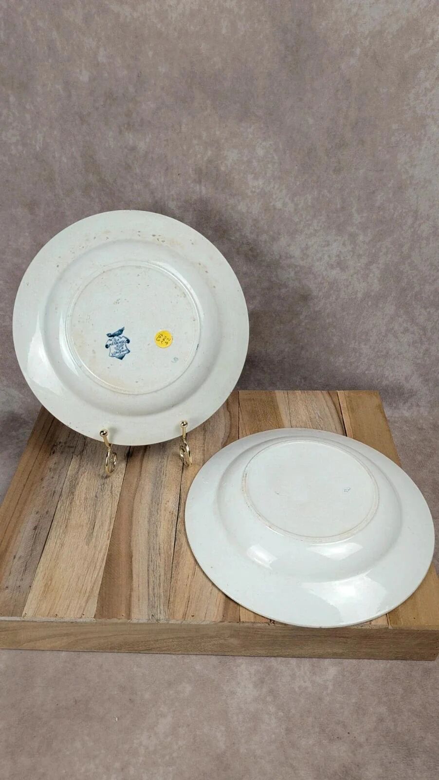 Set of 2 deep plates Longwy – Mésange model