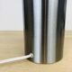 Reggiani cylinder lamp brushed metal 70s