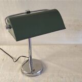 Art Deco table lamp in chrome metal - 1940s/50s
