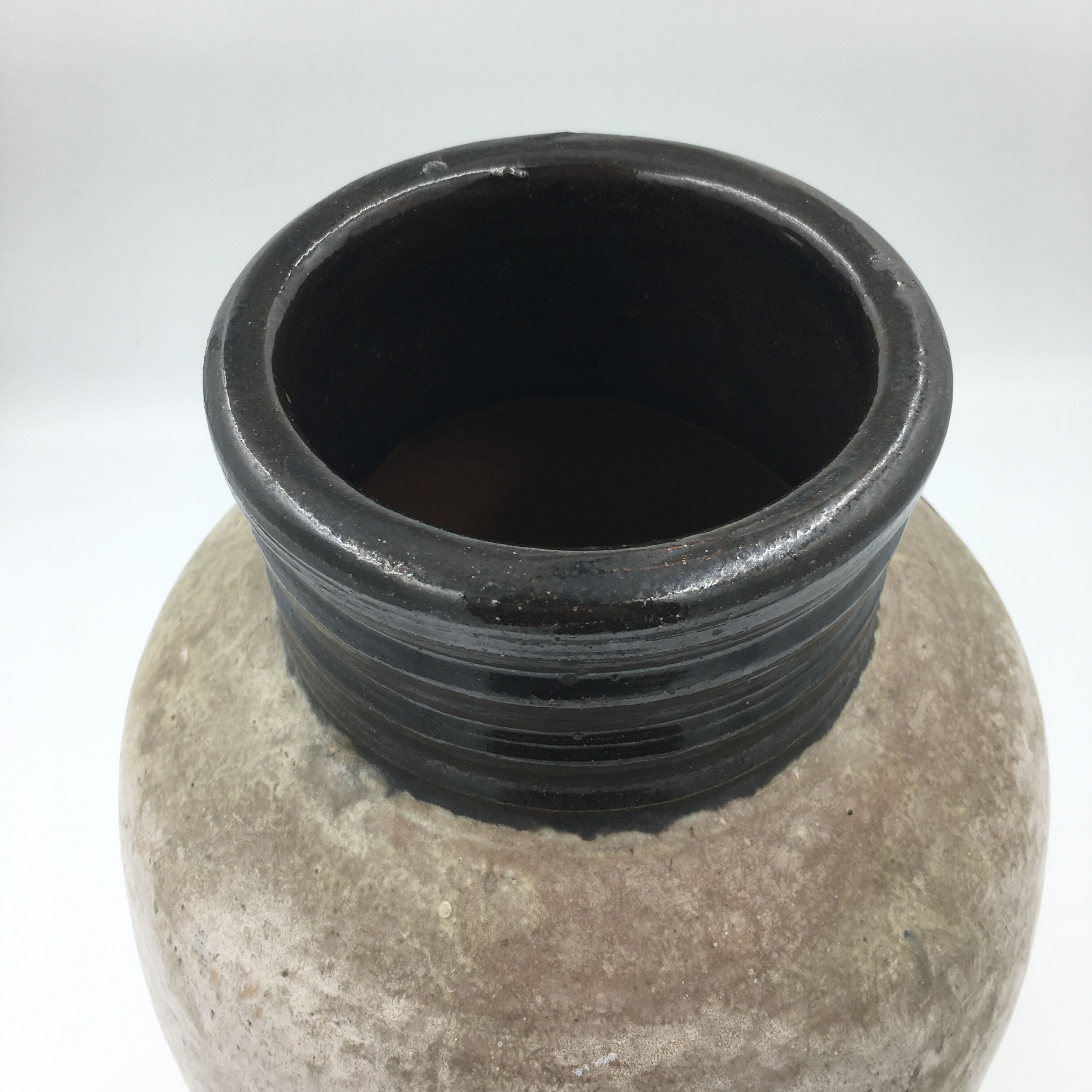 Sandstone vase signed losson