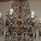 Chandelier with pendants 8 light arms