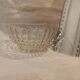 Coupelle ancien bol en verre moulé transparent