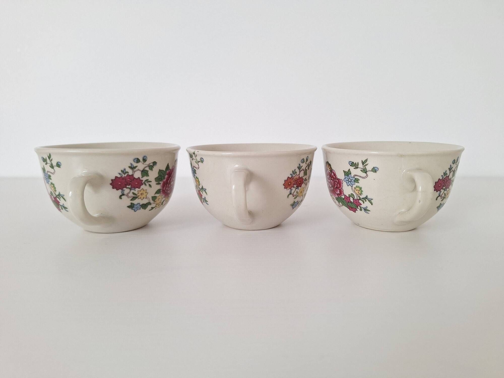 Tasses à fleurs Chi Kiang Stoneware