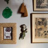 Stoneware Sconce with Boy Motif by Marianne Starck for Michael Andersen & Son