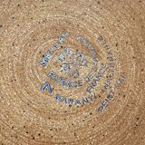 Série de 6 assiettes à dessert ou à entrée en grès Meylan – Faïence de St Amand, fait main, vintage 70