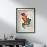 Peinture à l' acrylique expressionniste