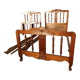Pair of Provencal wooden bed year 40 from Dervieux
