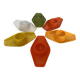 Six egg cups from the 70s