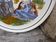 Antique decorative plate Pornic ceramic signed Henry Simon